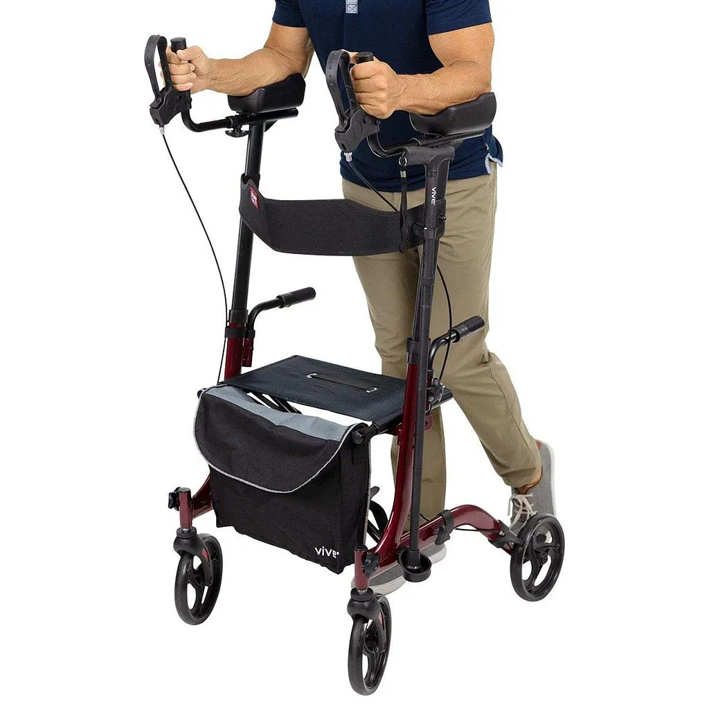 UpRight Walker - 4 Wheels with Seat