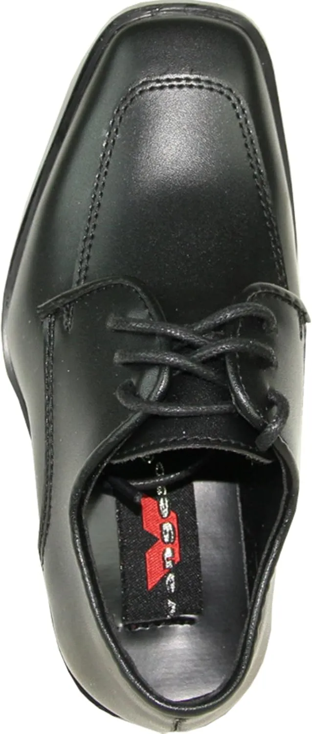 VANGELO Men Dress Shoe TAB and Tux Oxford Formal Tuxedo for Prom Wedding Uniform Medium and Wide Width Black Grey Ivory White Patent