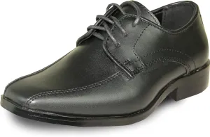 VANGELO Men Dress Shoe TAB and Tux Oxford Formal Tuxedo for Prom Wedding Uniform Medium and Wide Width Black Grey Ivory White Patent