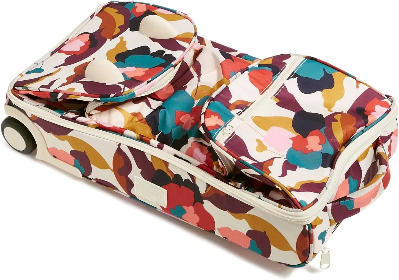 Vera Bradley Women's Recycled Ripstop Foldable Rolling Duffel Bag Travel