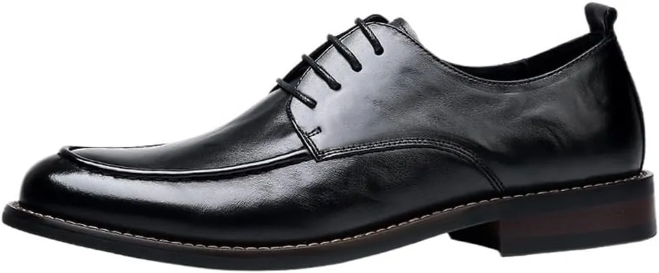 Versatile Casual Comfortable Business Shoes Classic Oxfords Lace Up Shoes for Men Formal Occasions