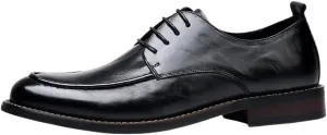 Versatile Casual Comfortable Business Shoes Classic Oxfords Lace Up Shoes for Men Formal Occasions