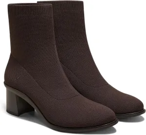 VIVAIA Amanda Women's Water-repellent Water-Repellent Stretchy UpperHeel Boot Round-Toe Booties 6.5cm/2.5" heel height Boots Extra Roomy Almond-Toe lady dress jeans Winter Fall Running Heel Boots