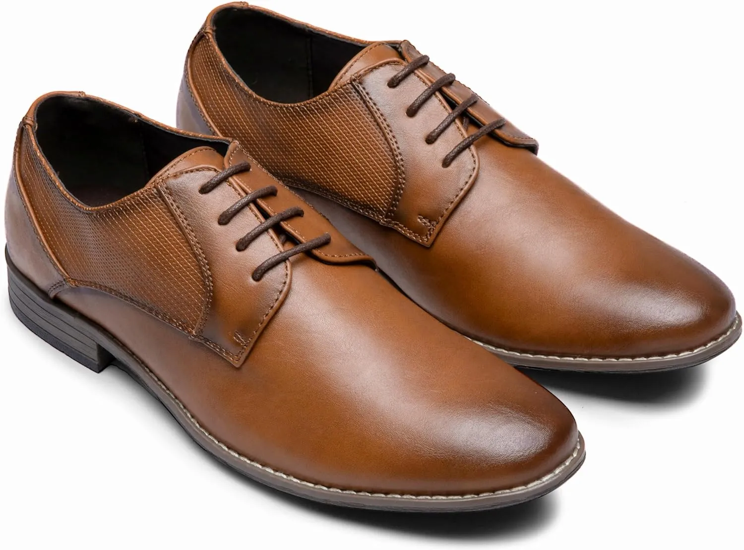 Vostey Men's Dress Shoes Formal Oxford Shoes Classic Lace Up Derby Shoes
