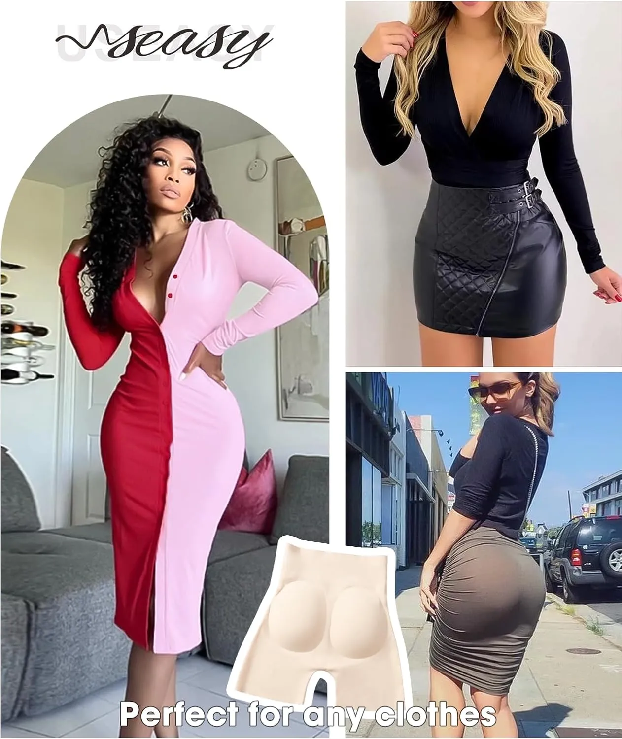Waist Trainer For Women Lower Belly Fat Butt Lifting Womens Underwear Seamless Tummy Control Fake Buttock Panties