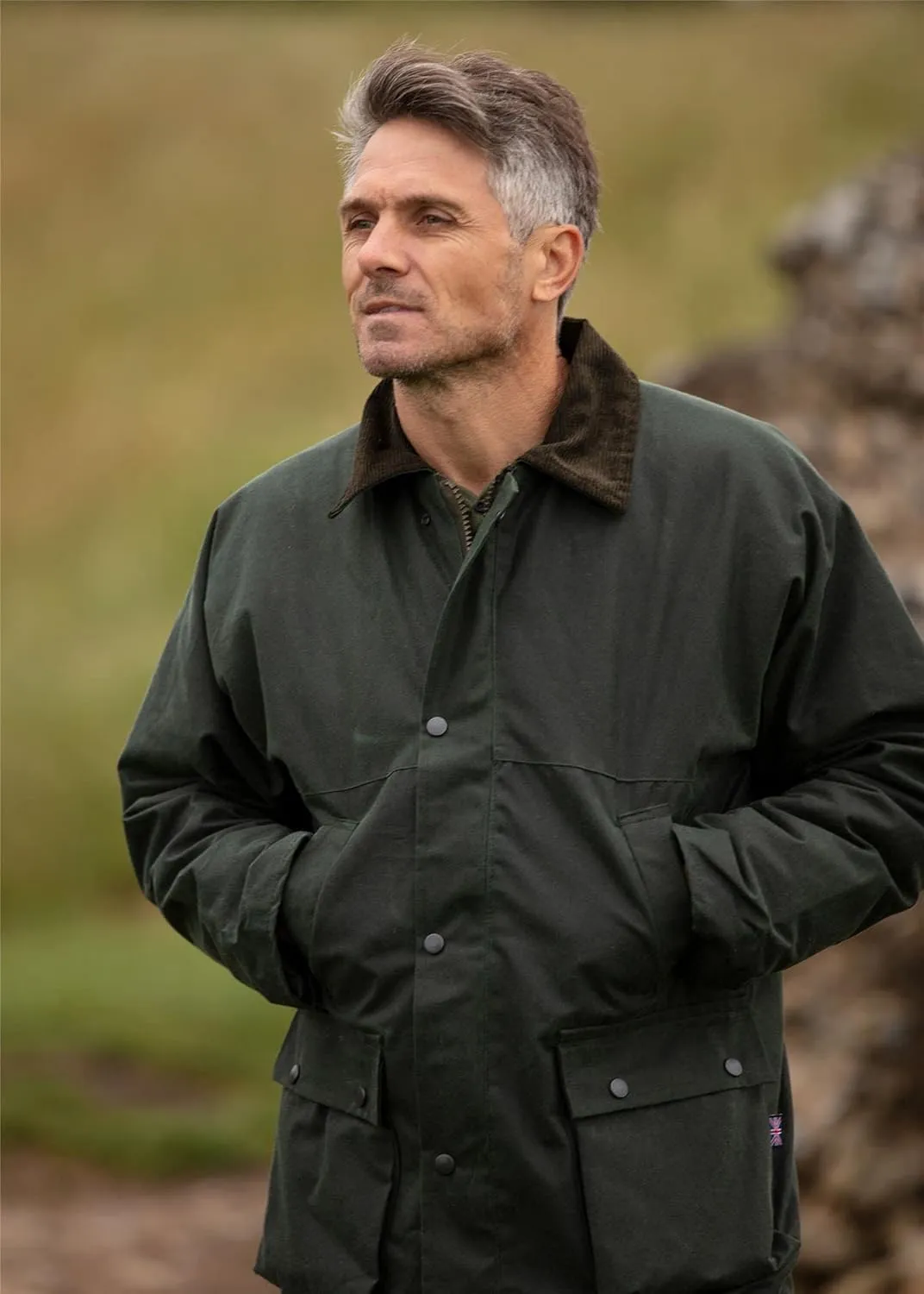 Walker and Hawkes Men's Wax Unpadded Benson Jacket
