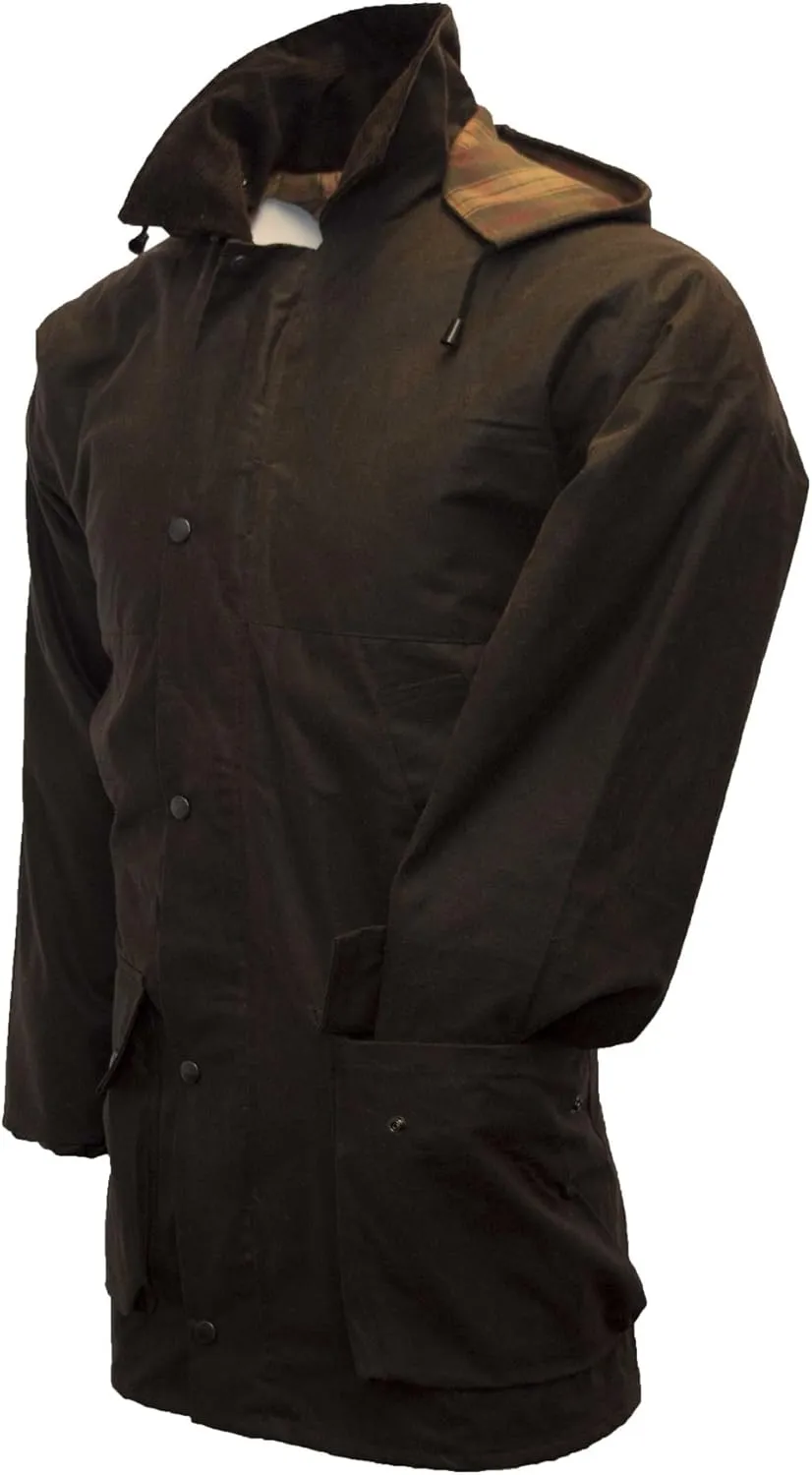 Walker and Hawkes Men's Wax Unpadded Benson Jacket