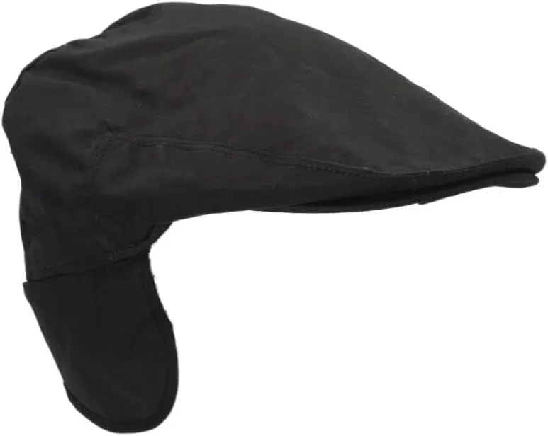 Walker and Hawkes - Wax Edmond Flat Cap w/Foldable Ear Flaps