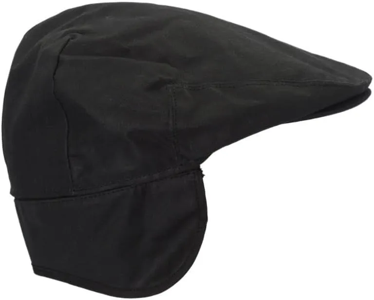 Walker and Hawkes - Wax Edmond Flat Cap w/Foldable Ear Flaps