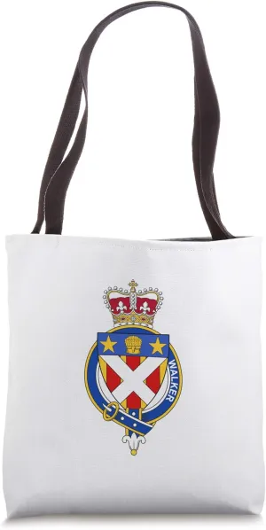 Walker Coat of Arms - Family Crest Tote Bag