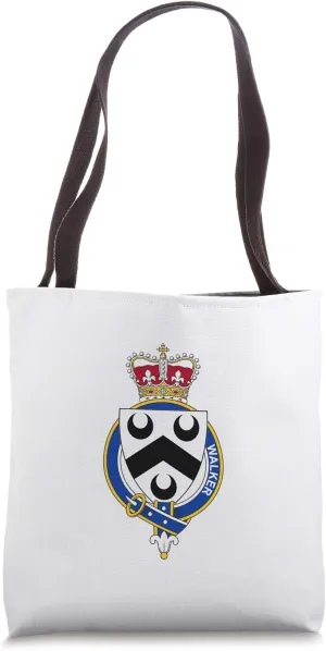 Walker Coat of Arms - Family Crest Tote Bag