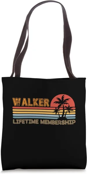 Walker Lifetime Membership Surname Tote Bag