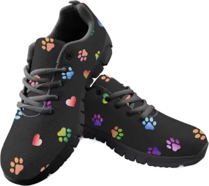 Women Trainers Sports Running Shoes Causal Travel Walking Flat Shoe Lace-up Breathable for Lady Teenager Girls