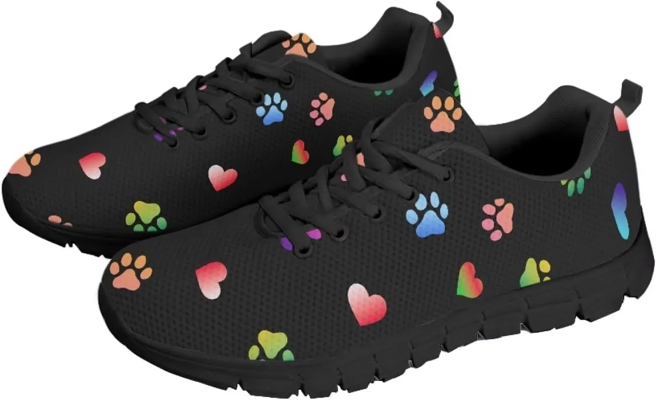 Women Trainers Sports Running Shoes Causal Travel Walking Flat Shoe Lace-up Breathable for Lady Teenager Girls