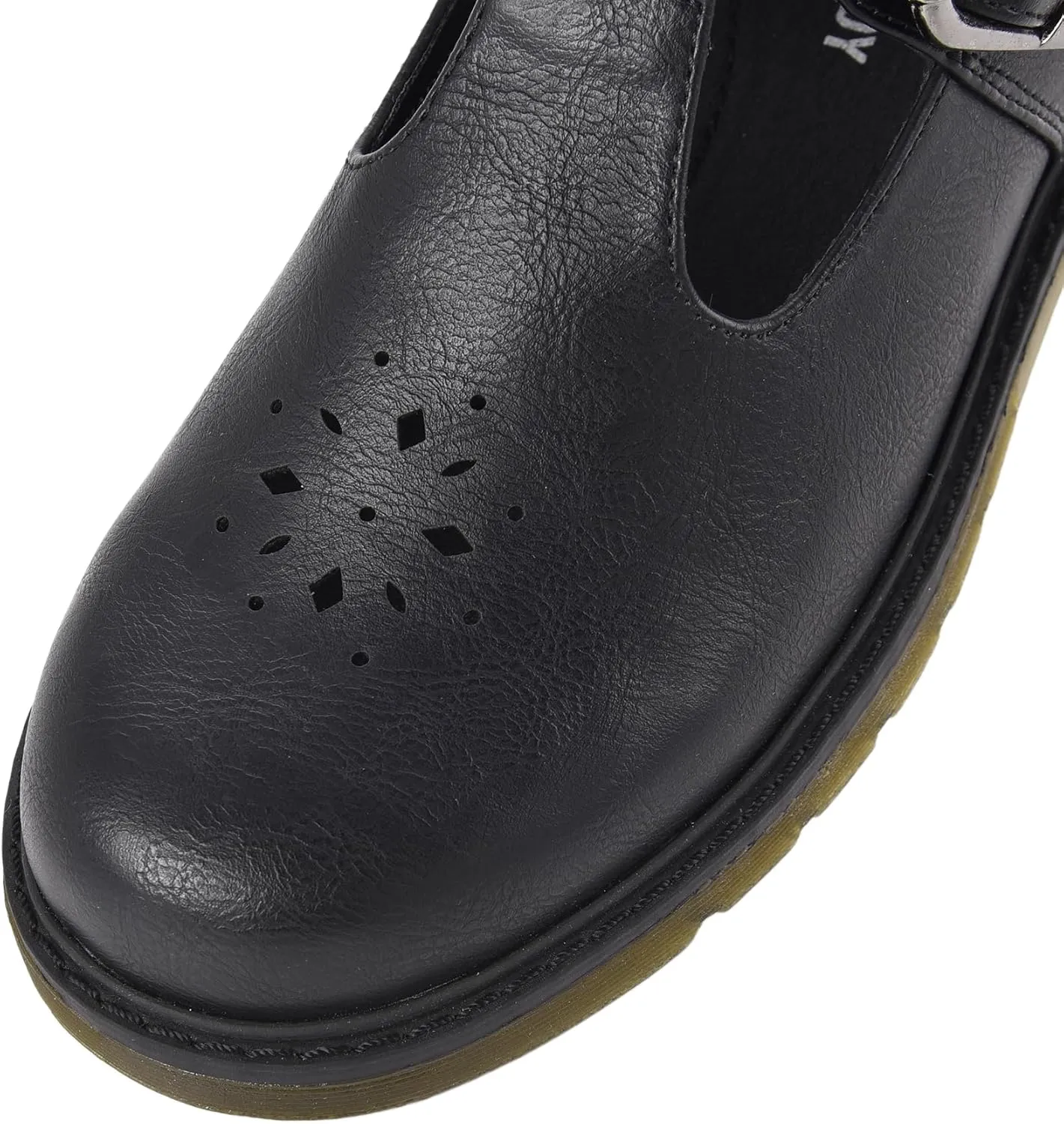 Women's Mary Jane Shoes – Classic Black Oxford Shoes with T-Strap Design | Comfortable & Stylish Mary Janes for Women | Casual & Dressy T-Strap Mary Jane Flats