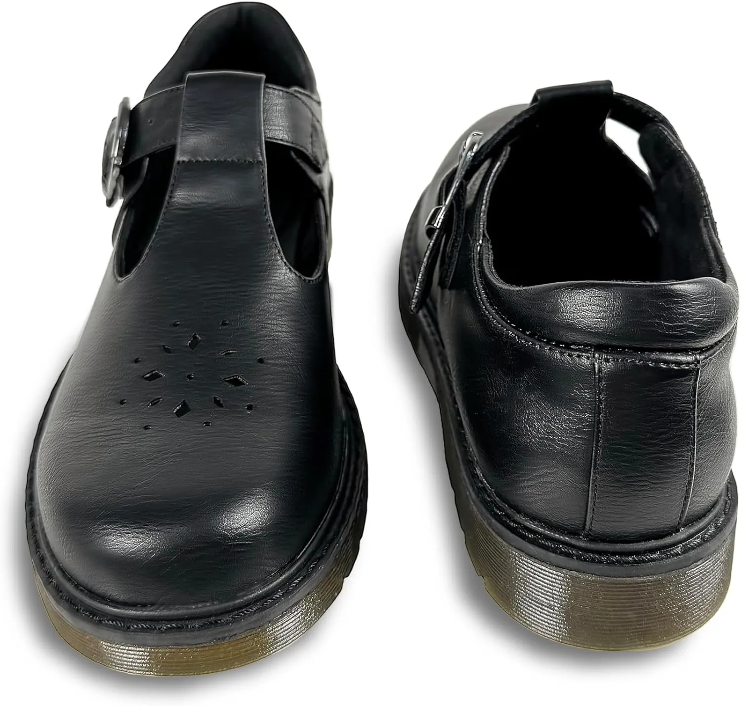 Women's Mary Jane Shoes – Classic Black Oxford Shoes with T-Strap Design | Comfortable & Stylish Mary Janes for Women | Casual & Dressy T-Strap Mary Jane Flats