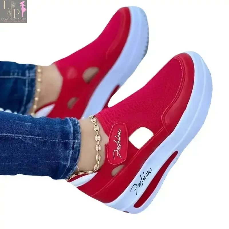 Women's Sneakers Platform Casual Breathable Sport Design Vulcanized Shoes Fashion Tennis Female Footwear Zapatillas Mujer2023