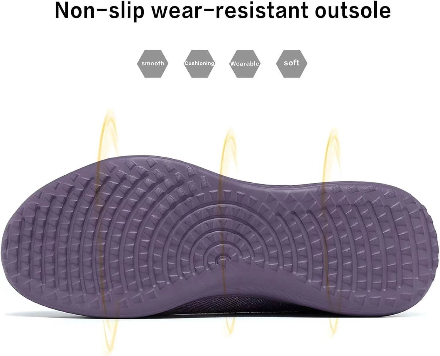 Women's Walking Shoes Breathable Lightweight Fashion Loafers Slip-Ons Sneakers Mesh Casual Ballet Flat Nurse Dress
