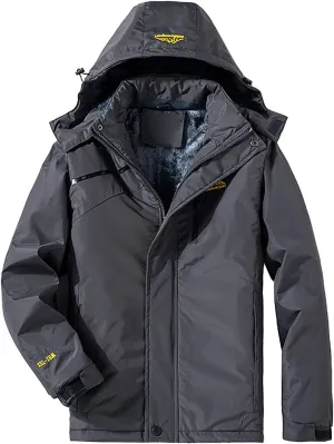 Womens Winter Warm Coat Waterproof Snow Ski Jacket Hooded Raincoat Mountain Snowboarding Jackets Insulated Fleece Parkas