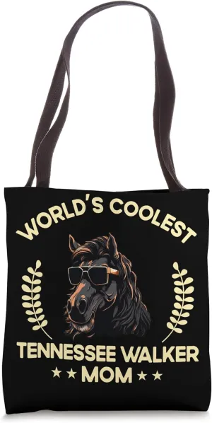 World's Coolest Horse Mom Mama - Tennessee Walker Horse Tote Bag