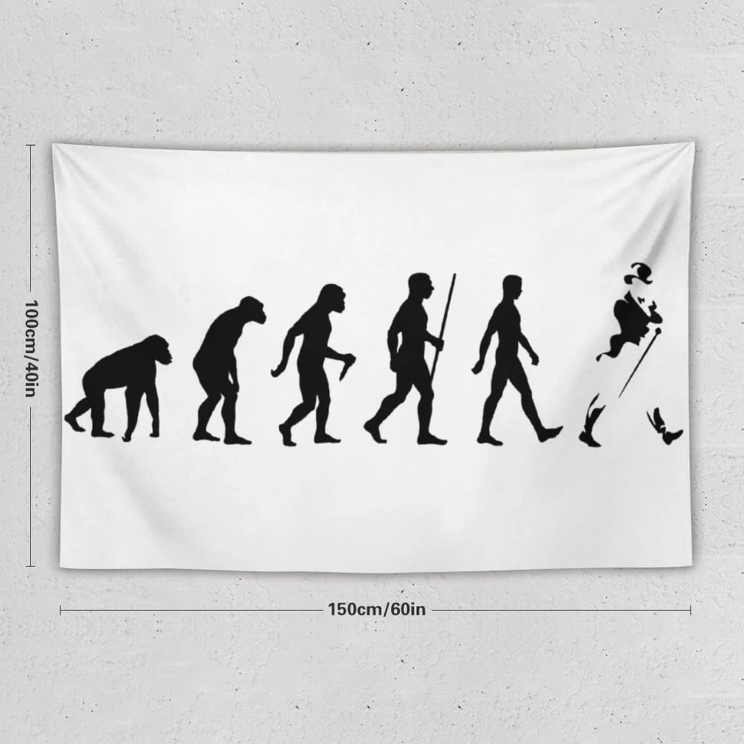 YKNGWNRR Johnnie Come And Walker Tapestry Wall Hanging Decoration Tapestries 3D Print Outdoor Indoor Art Blanket for Living Room Dorm Bedroom Aesthetic 40"x60" Inch